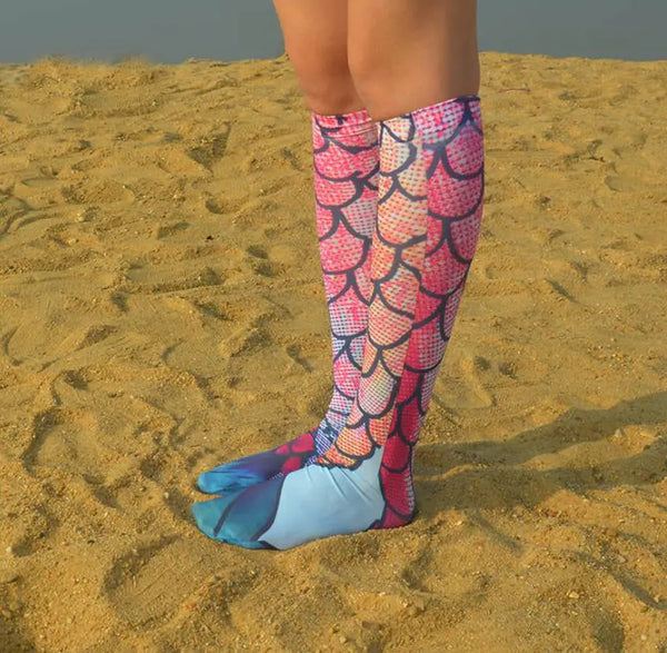 Mermaid Sock – Everyday Comfortable Casual Socks Cerise Max