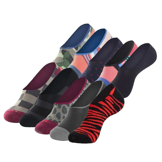 No Show Sock 10-Pack – Everyday Comfortable Casual Socks Fuchsia Alder