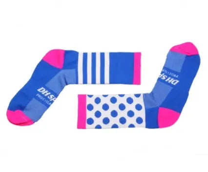 Cycling sports socks Four seasons long tube compression bicycles for men and women wear breathable sock – Medical Grade Compression Socks for Support Cerise Max