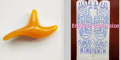 Massage Relieve Tired Feet Socks Acupressure Foot Massager Reflexology Socks Foot Point Sock Foot Point Tool Physiotherapy Sock – Medical Grade Compression Socks for Support Cerise Max