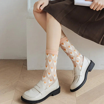 Crystasilk Sock Women's Mid Tube Stockings – Romantic Socks for Couples & Special Moments Cerise Max