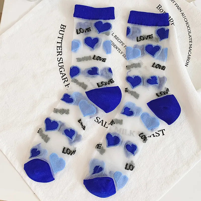 Crystasilk Sock Women's Mid Tube Stockings – Romantic Socks for Couples & Special Moments Cerise Max