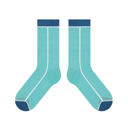 Women's Thin Breathable Spun Glass Simple Cotton Sock – Bold & Fun Statement Socks Cerise Max