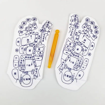 Massage Relieve Tired Feet Socks Acupressure Foot Massager Reflexology Socks Foot Point Sock Foot Point Tool Physiotherapy Sock – Medical Grade Compression Socks for Support Cerise Max