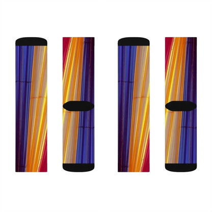 Colorful Striped Fun Novelty Socks Pink – Premium Dress Socks for Office & Formal Wear Yellow Pandora