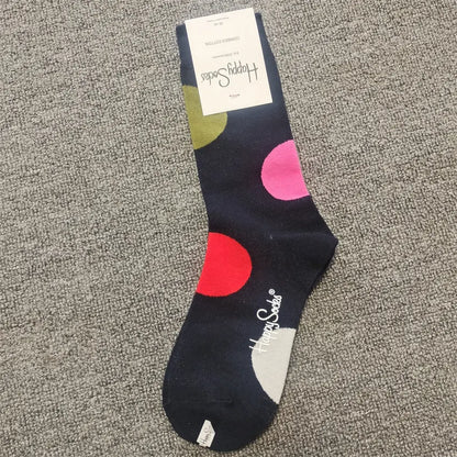 Mid-High Tube Trendy Socks Couple Cotton Sock – Romantic Socks for Couples & Special Moments Cerise Max
