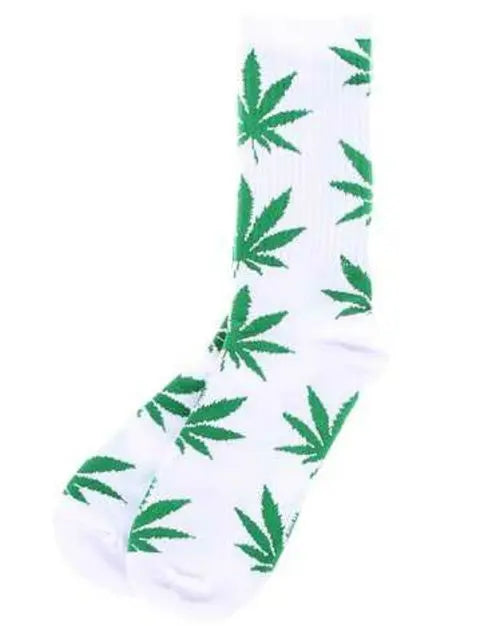 Hemp Leaf Socks – Everyday Comfortable Casual Socks Olive Asteria
