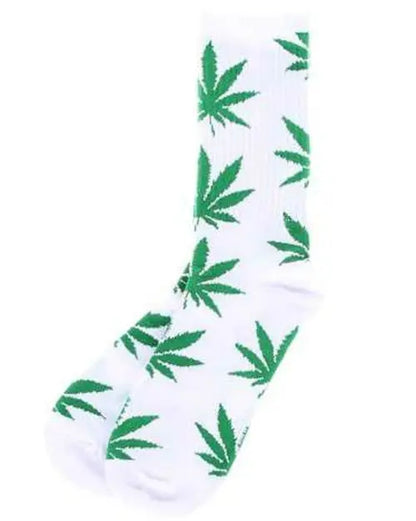 Hemp Leaf Socks – Everyday Comfortable Casual Socks Olive Asteria