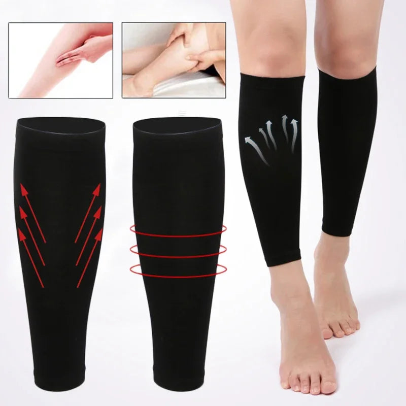 Elastic Knee High Stockings Calf Compression Stockings Varicose Veins Treat Shaping Graduated Pressure Medical Slim Socks