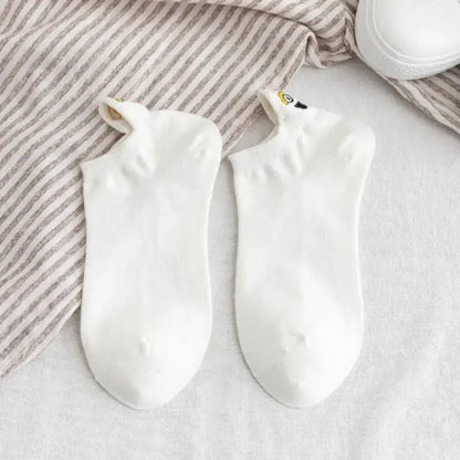 【No】Casual Funny Ankle Socks for Women - Fashion Novelty Design with Cute Embroidery Expressions – Bold & Fun Statement Socks Sockology