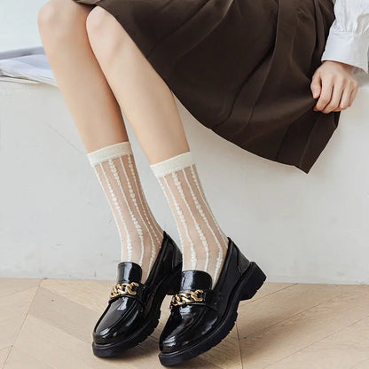 Crystasilk Sock Women's Mid Tube Stockings – Romantic Socks for Couples & Special Moments Cerise Max