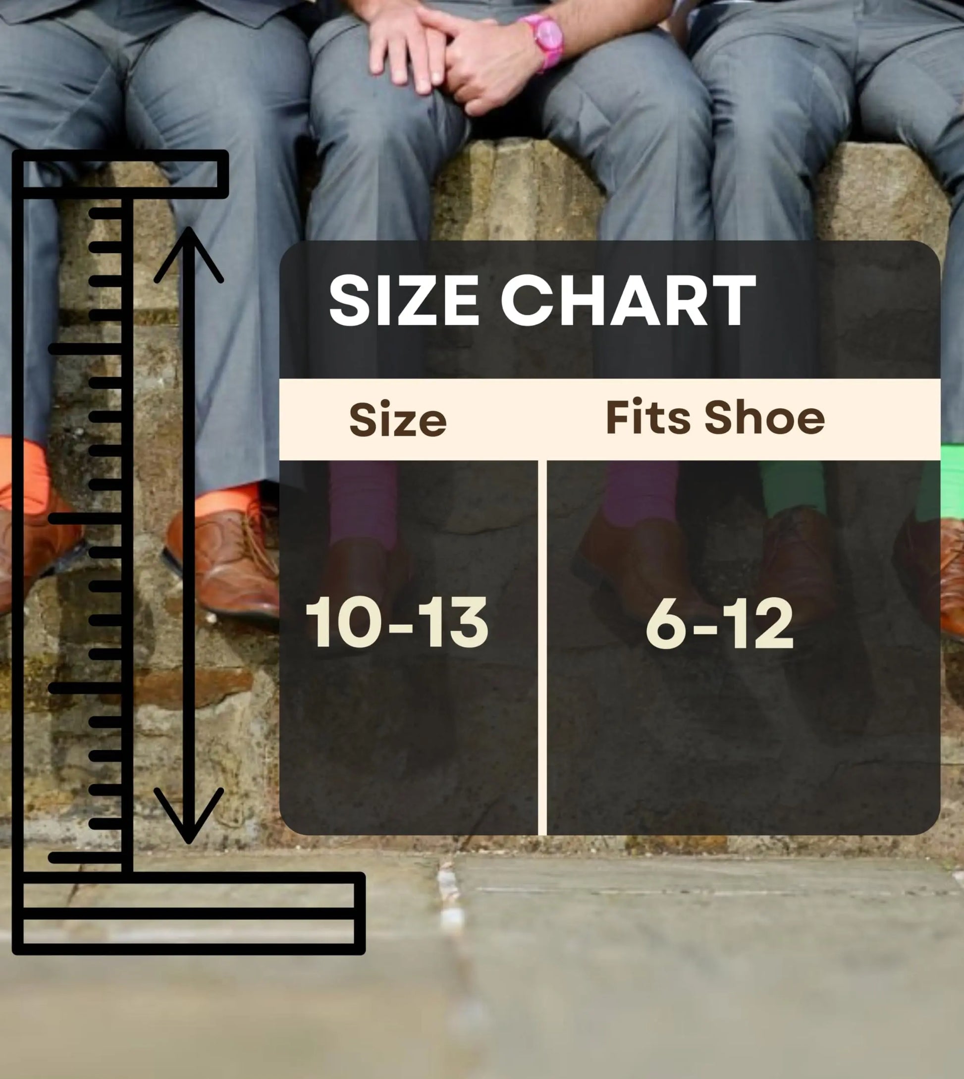 Men's Gapped Striped Monster Socks - 12 Pairs – Premium Dress Socks for Office & Formal Wear Maroon Menoetius