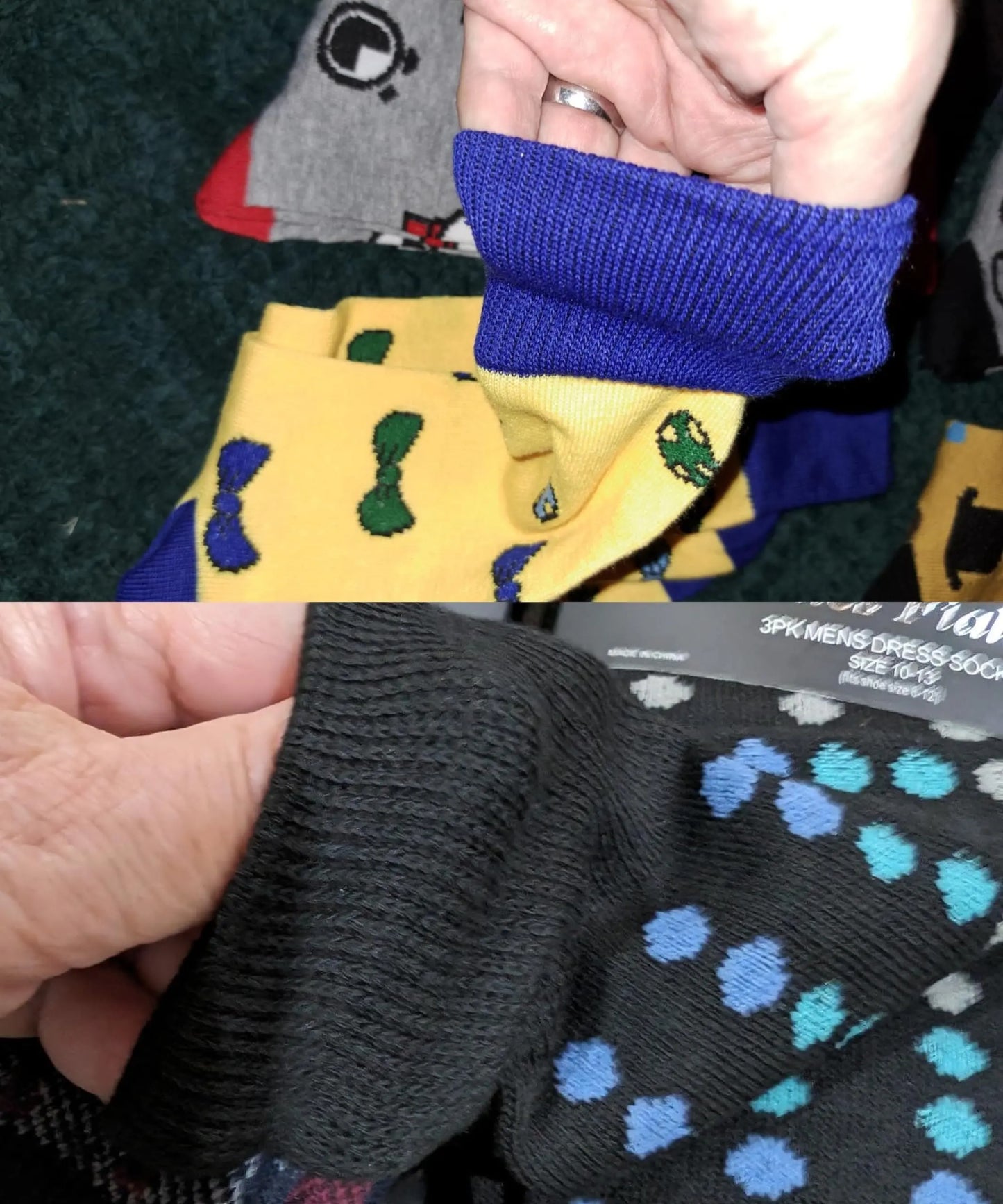 Men's Gapped Striped Monster Socks - 12 Pairs – Premium Dress Socks for Office & Formal Wear Maroon Menoetius