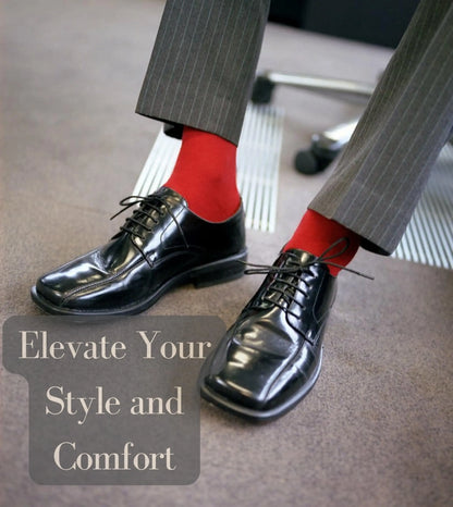 Men's Casual Monster Socks - 12 Pairs – Premium Dress Socks for Office & Formal Wear Maroon Menoetius