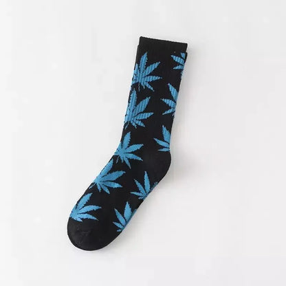Hemp Leaf Socks – Everyday Comfortable Casual Socks Olive Asteria