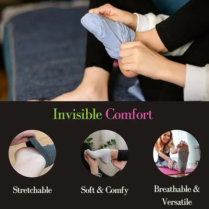 Colorful Dog No Show Socks - 20 Pairs – Romantic Socks for Couples & Special Moments Maroon Menoetius