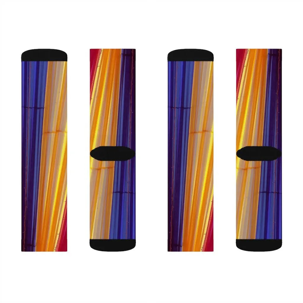 Colorful Striped Fun Novelty Socks Pink – Premium Dress Socks for Office & Formal Wear Yellow Pandora