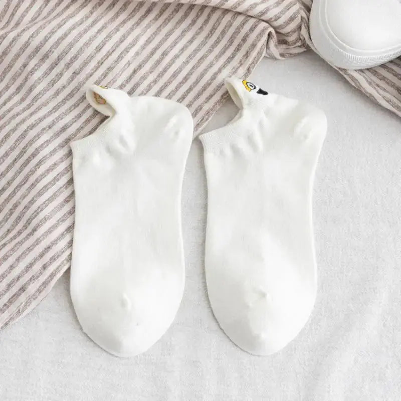 【No】Casual Funny Ankle Socks for Women - Fashion Novelty Design with Cute Embroidery Expressions – Bold & Fun Statement Socks Sockology