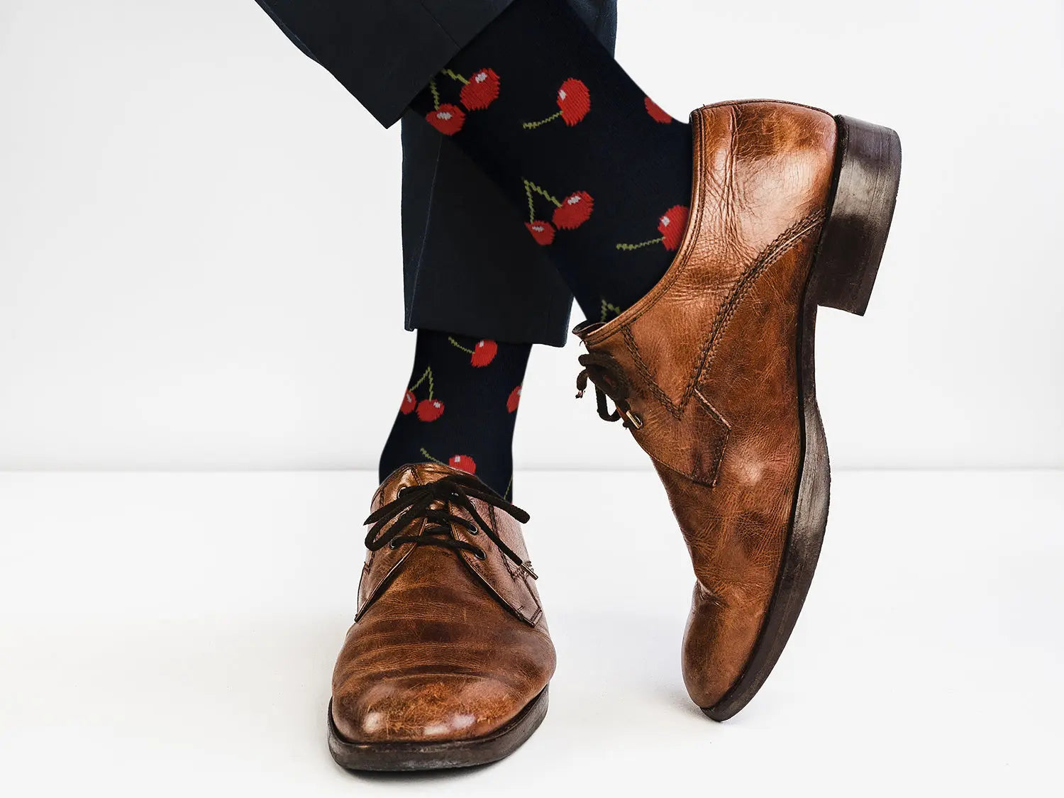 Sick Socks – Cherry – Down on the Farm Socks For Men and Women – Premium Dress Socks for Office & Formal Wear Fuchsia Thrace