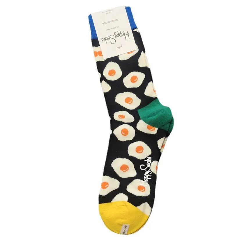 Mid-High Tube Trendy Socks Couple Cotton Sock – Romantic Socks for Couples & Special Moments Cerise Max