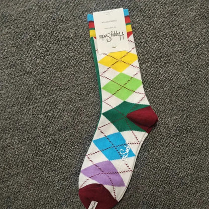 Mid-High Tube Trendy Socks Couple Cotton Sock – Romantic Socks for Couples & Special Moments Cerise Max